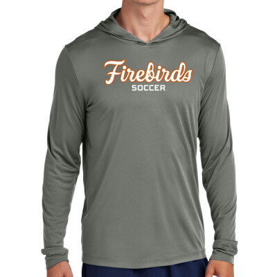 Firebirds Flourish Hooded Long Sleeve Drifit Tee Thumbnail