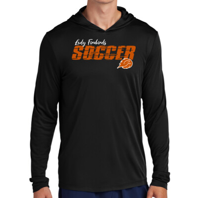 Lady Firebirds Soccer Hooded Long Sleeve Drifit Tee Thumbnail