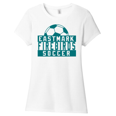 Ladies Eastmark Firebirds Soccer Triblend Tee - Teal Thumbnail
